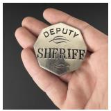 Octagonal Deputy Sheriff Badge