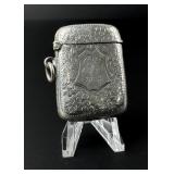 Victorian Sterling Match Safe Vesta Case