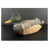 L. Eisenman Carved Mallard Wood Duck Decoy