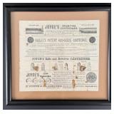 F Joyce and Co Ammunition Broadside