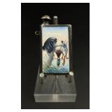 Duck Hunting Dog Enamel Pocket Striker Lighter
