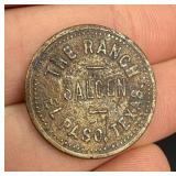 The Ranch Saloon El Paso Texas Token