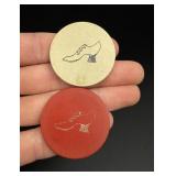 Monarch Shoe Poker Chips