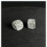 Victorian Lead Gambling Dice