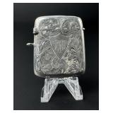 1912 Sterling Match Safe Vesta Case