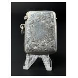 Edwardian Sterling Match Safe Vesta Case