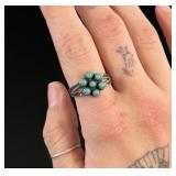 Bell Trading Post Sterling Silver Turquoise Ring