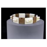 Alaskan Inuit Eskimo Walrus Ivory Bracelet