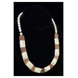 Alaskan Inuit Eskimo Walrus Ivory Necklace