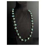 Santo Domingo Pueblo Turquoise Heishi Necklace