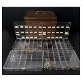 Montana Wood Fly Fishing Chest and Flies