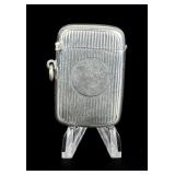 Victorian Sterling Match Safe Vesta Case