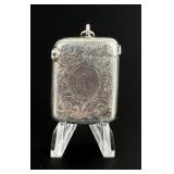 Victorian Sterling Match Safe Vesta Case