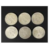 Collection of Silver Peace Dollars