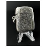 Victorian Sterling Match Safe Vesta Case