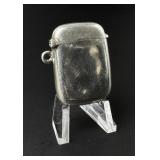 Edwardian Sterling Match Safe Vesta Case