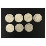 Collection of Silver Peace Dollars