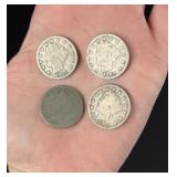 Collection of V Nickels