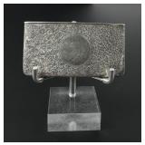 Victorian Floral Sterling Calling Card Case