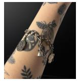 Sterling Silver Charm Bracelet