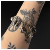 Sterling Silver Toy Charm Bracelet