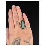 Bell Trading Post Sterling Silver Turquoise Ring