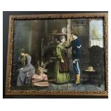 Indian Wars Corporal Leaving Home Lithograph