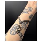 Navajo Sterling Silver Mother of Pearl Bracelet