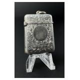 Victorian Sterling Match Safe Vesta Case