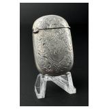 Victorian Sterling Match Safe Vesta Case