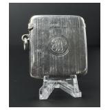 Edwardian Sterling Match Safe Vesta Case