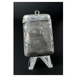 Edwardian Sterling Match Safe Vesta Case