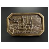 Bob Scriver Fort Benton Montana Belt Buckle