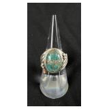 Navajo Sterling Silver Turquoise Ring
