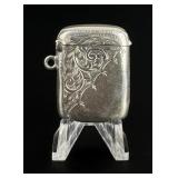 Edwardian Sterling Match Safe Vesta Case