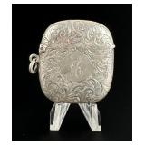 Edwardian Sterling Match Safe Vesta Case