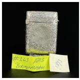 Victorian Sterling Match Safe Vesta Case