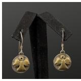 Carol Henry Sterling Silver Angel Earrings