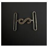 Confederate Civil War Snake Belt Buckle