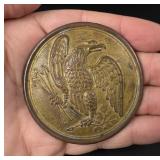Civil War Union Cartridge Box Eagle Breastplate