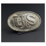 Civil War Union Army Puppy Paw Belt Buckle