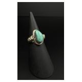 Navajo Sterling Silver Turquoise Ring