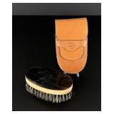 Glenroyal Scotland Leather Case with Boar Brush