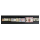 Short Snorter Foreign Currency Bills