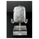 Victorian Sterling Match Safe Vesta Case