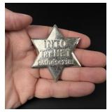 Into The Net Pathe Serial Movie Star Badge