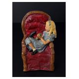 Antique Alice in Wonderland Ceramic Figurine