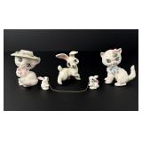 Norcrest Miss Kitty Ceramic Figurines