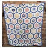 1930s Grandmothers Flower Garden Quilt