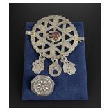 Islamic Afghan .900 Silver Kuchi Pendants